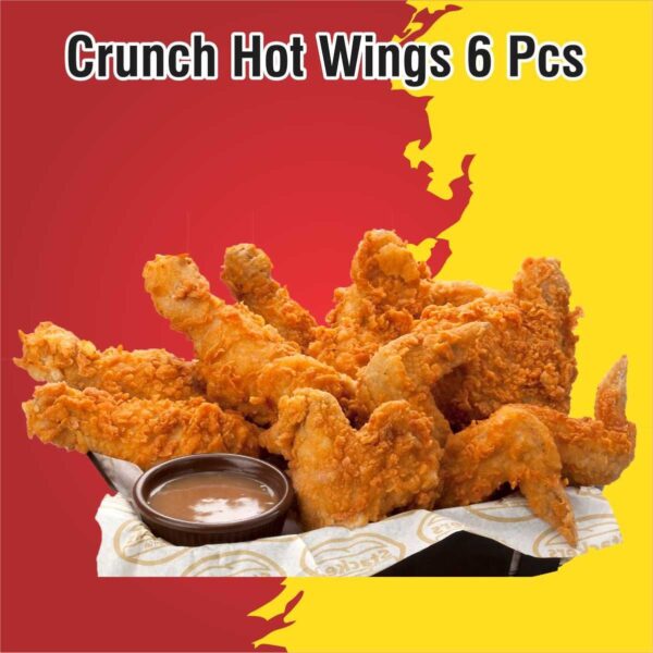 Crunch Hot Wings 6 pc