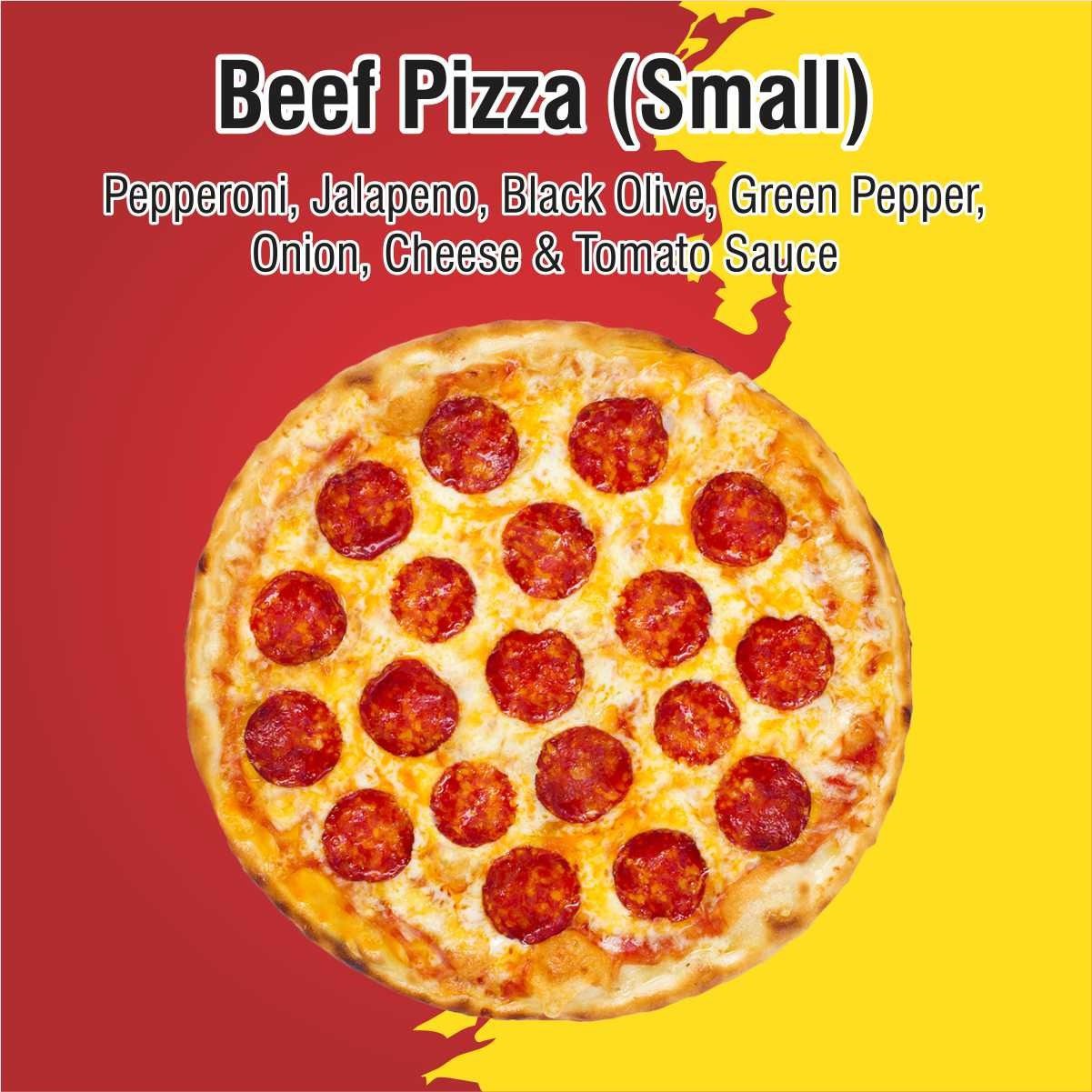 beef pizza small
