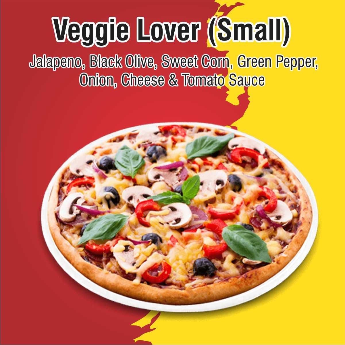 veggie lover pizza small