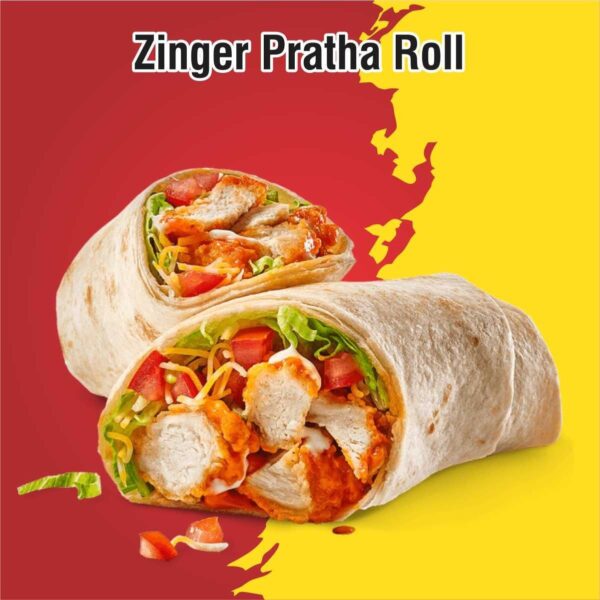 zinger paratha roll